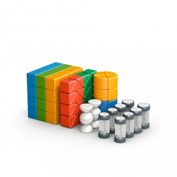 Geomag Magicube Shapes – bouwset 128 stukjes