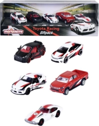 Cadeauset met Toyota Racing autootjes 5 stuks 1:64
