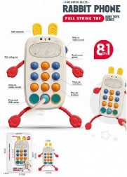 telefoon voor de allerkleinsten konijntje – trekspeeltje met geluiden