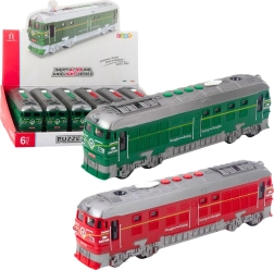 Speelgoedtrein met lichteffecten, geluid en stoomnevel