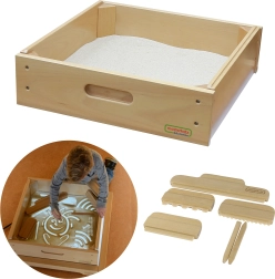 Masterkidz zandtekenframe met accessoires