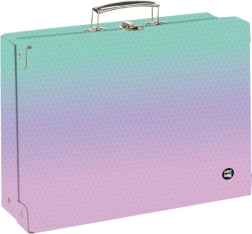 Koffertje A4 OXY NEXT Ombre Pink