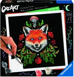 CreArt Pixie Cold Edition Fox schilderij