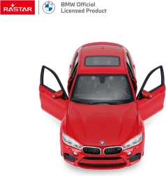 Metalen model 1:24 BMW X6 M rood RASTAR