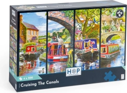 HOP Puzzel Vaartocht door kanalen 4x500 stukjes