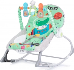 Vibrerend ligstoeltje voor baby’s 2-in-1 Baby Spa Green