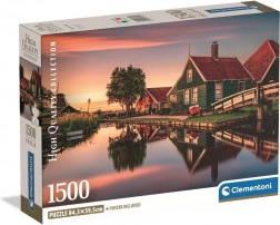 Puzzel CLEMENTONI Historisch dorp Zaanse Schans 1500 stukjes