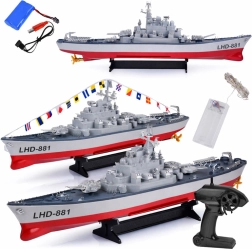Op afstand bestuurbaar slagschip LHD-881 op schaal 1:390