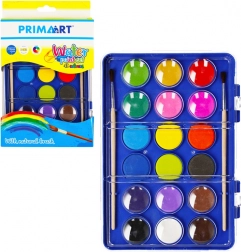 waterverfset met penselen in een set