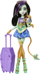 Monster High Griezelige geheimen Jinafire Long met reisaccessoires