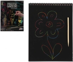 Schraaf- en krabspiraalblok holografisch 21 × 28 cm