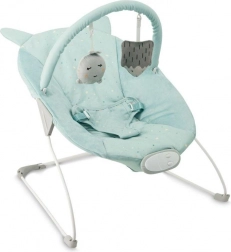 Vibrerende wipstoel met melodieën MoMi Glossy blauw