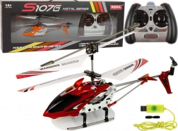 RC-helikopter met gyroscoop SYMA S107G rood