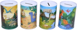 Spaarpot met dinosaurusmotief 7 × 10,5 cm