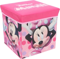 Opvouwbare opbergbox en poef Minnie Mouse Cozy Noxxiez