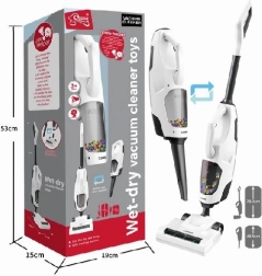 Draadloze kinderstofzuiger voor droog en nat zuigen