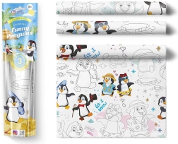 Kleurtafels 3 stuks - Vrolijke pinguïns