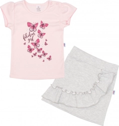 Babyset T-shirt met rokje New Baby Butterflies 62 (3–6 maanden)