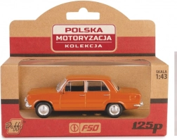 Metalen model PRL Fiat 125p op schaal 1:43 – bruin