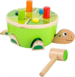 Small Foot houten hamerbank schildpad