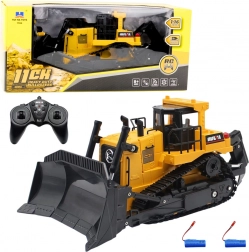 RC bulldozer op afstandsbediening 1:16 – geel