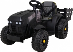 Elektrische kindertractor Titanium Z met aanhanger – zwart