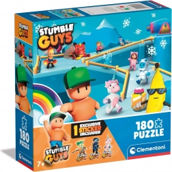 Clementoni puzzel Stumble Guys 180 stukjes met sticker