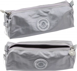 Schooletui met één compartiment grijs