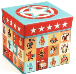 DJECO Opbergbox en zitje Stars