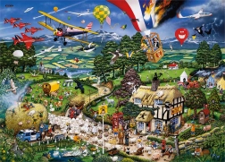 Puzzel Ik hou van het platteland 1000 stukjes