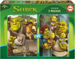 Educa-puzzel Shrek 2 x 500 stukjes