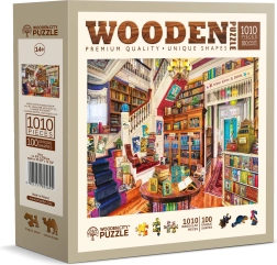 WOODEN CITY Houten puzzel Wens in de bibliotheek 1010 stukjes