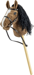Hobby horse Milly Mally bruine pluchen stokpaard