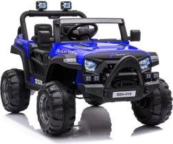 Elektrische kinderauto 12V in het blauw met EVA-wielen en afstandsbediening