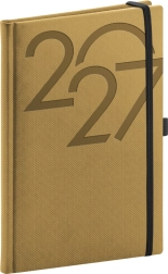 NOTIQUE wekelijkse agenda Ajax 2027 goud 15 × 21 cm