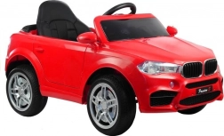 Rood elektrisch speelgoedautootje voor kinderen