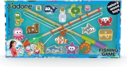 Houten magnetisch spel Vissen