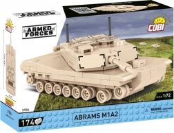 COBI Abrams M1A2 – bouwset tank 1:72 (174 stenen)