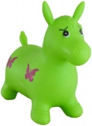 Gummi springpaard groen