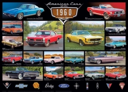 Eurographics puzzel 1960 Amerikaanse auto’s, 1000 stukjes