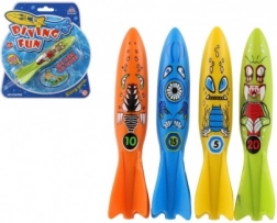 Duiktorpedo voor in het water 13 cm