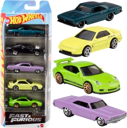 Hot Wheels Fast & Furious – set van 5 metalen autootjes