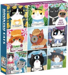 Mudpuppy puzzel Katten Literati 500 stukjes