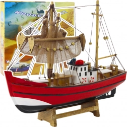 Decoratief model van een vissersboot