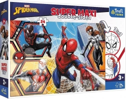 Dubbelzijdige puzzel Spider-Man Super Maxi 24 stukjes