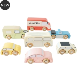 Set houten vintage autootjes Le Toy Van
