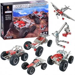 Metalen bouwblokken 288 stuks 6-in-1 ZA3870