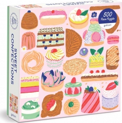 Vierkante puzzel Zoete Snoepjes 500 stukjes GALISON