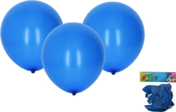 Blauwe opblaasbare ballonnen 30 cm, set van 10 stuks