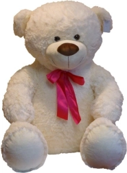 Crème pluche teddybeer Norbert 75 cm